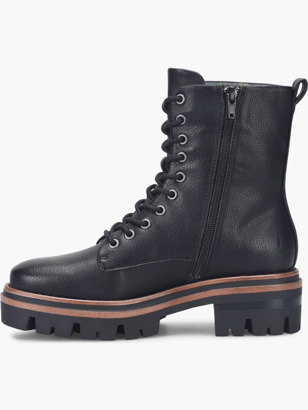 Korks Vail Black Lug Sole Combat Boots NWOT Size 11 - Picture 15 of 15